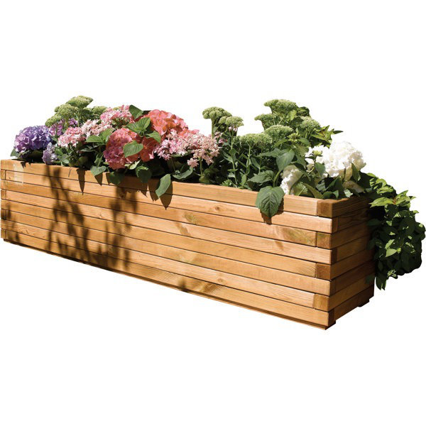 Rowlinson Patio Planter Natural 37cm H X 180cm W X 40cm D